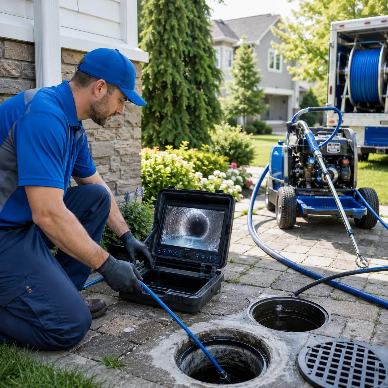 Outdoor drain cleaning professionals serving Oilton, OK