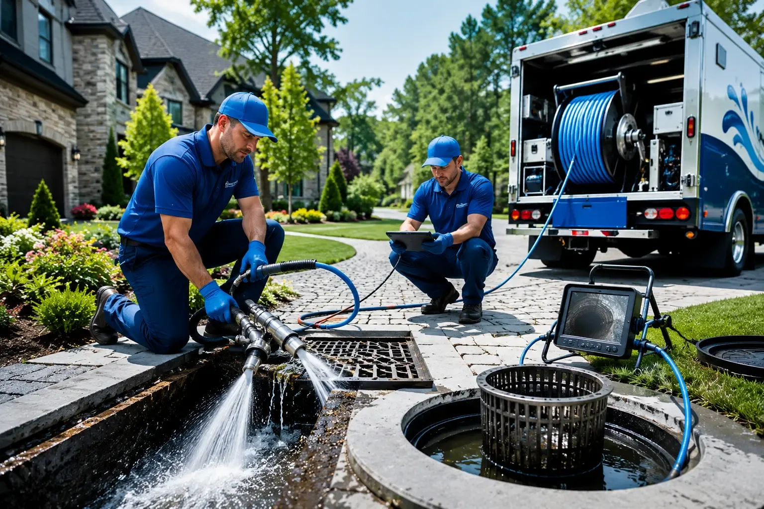 Local outdoor drain cleaning professionals in Oilton, OK